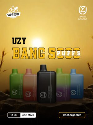 UZY BANG BC5000 Puffs 0% 2% 3% 5% Nicotine