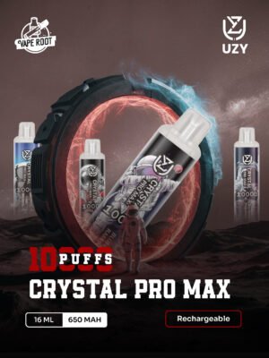 UZY Crystal Pro Max 10K Puffs Rechargeable Disposable Pod