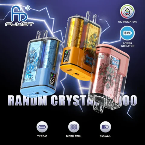 FUMOT Vape randm tornado Crystal 12000