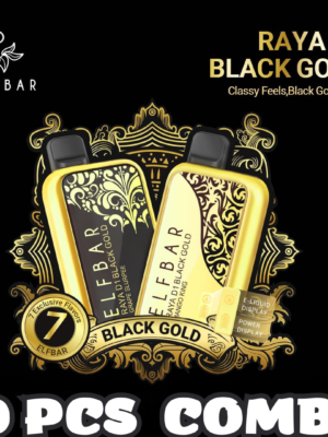 ELFBAR RAYA D1 BLACK GOLD 13000 13K PUFFS Disposable Vape Wholesale Pod