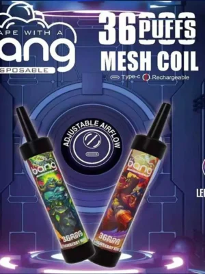 Bang 36000 Puffs 0% 2% 3% 5% Nicotine Latest Original Disposable Vape Pen