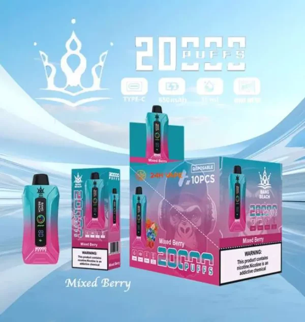 Bang Beach 20000 20K Puffs 0% 2% 3% 5% Nicotine New LED Display Vape Electronic Cigarette Pod