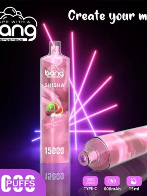 Bang SHISHA 15000 Puffs Disposable Electronic Cigarette New Vape Pen