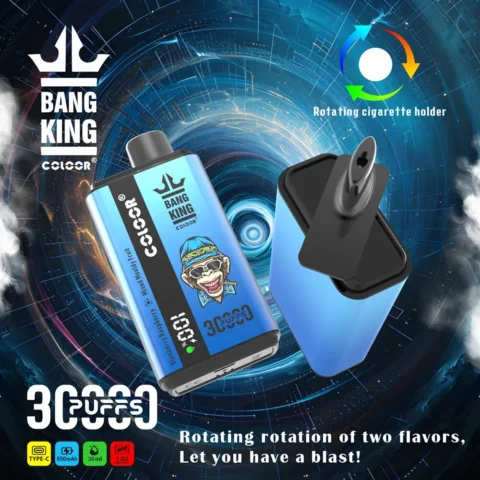 Bang 30000 Puffs 0% 2% 3% 5% Nicotine New Double Taste LED Disposable Vape