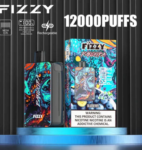 Fizzy Pandora 12000 12K Puffs 2% 5% Disposable Vape