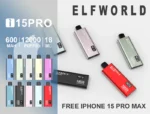 ELFWORLD i15 Pro 12000 12k Puffs Disposable Vape Wholesale Pod