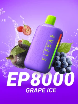 Elf Bar EP8000 Disposable Vape grape ice