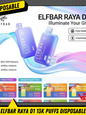 Elf Bar Raya D1 13000 13K PUFFS Disposable Vape Wholesale Pod