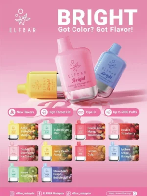 ELFBAR BRIGHT 6000 6K PUFFS Disposable Vape Wholesale Pod