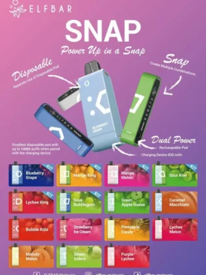 ELFBAR SNAF 14000 14K PUFFS Disposable Vape Wholesale Pod