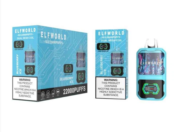 Origianl Elfworld Ai 22000 puffs disposable vape pod 0% 2% 3% 5%