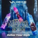 VAPME MONSTER 16000 2% 5% Nicotine Display Disposable Vape Pen Wholesale