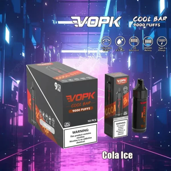 VOPK COOL BAR 9000 Puffs Nicotine Electronic Cigarette Disposable Vape