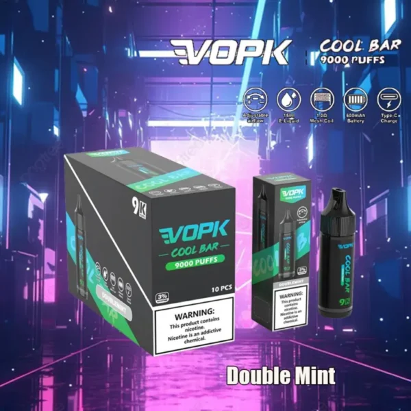 VOPK COOL BAR 9000 Puffs Nicotine Electronic Cigarette Disposable Vape