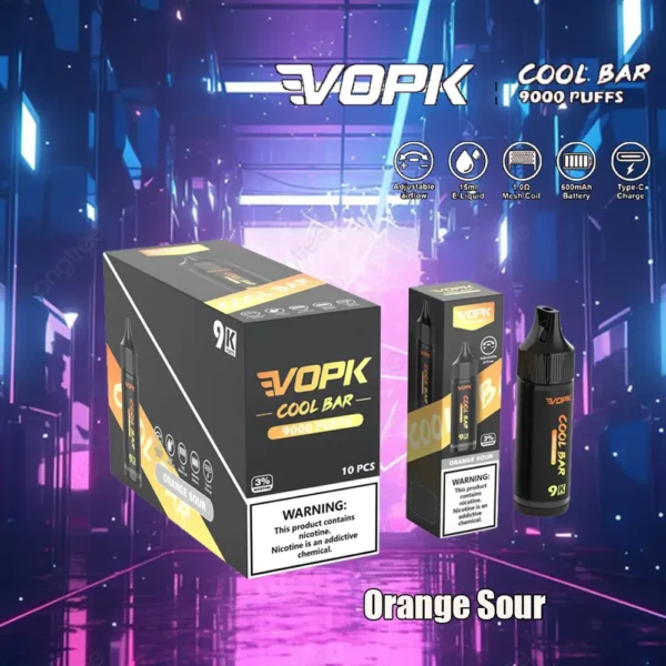 VOPK COOL BAR 9000 Puffs Nicotine Electronic Cigarette Disposable Vape