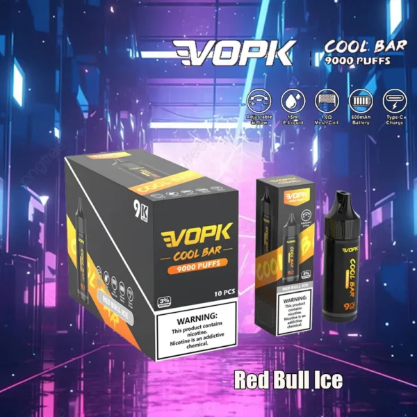 VOPK COOL BAR 9000 Puffs Nicotine Electronic Cigarette Disposable Vape