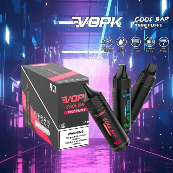 VOPK COOL BAR 9000 Puffs Nicotine Electronic Cigarette Disposable Vape