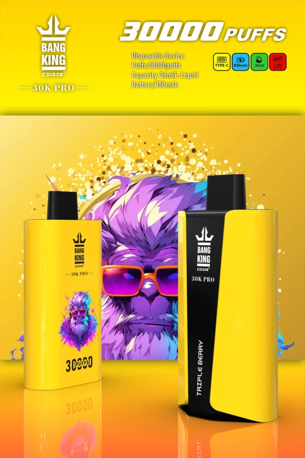 Bang King 30000 30k Puffs PRO Disposable Vape 36ml E-Liquid