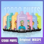 WASPE 12000 12k Puffs Digital Box Disposable Vape Popularity Cigarette Pod