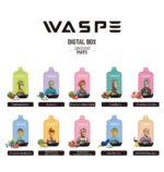 WASPE 12000 12k Puffs Digital Box Disposable Vape Popularity Cigarette Pod