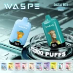 WASPE 12000 12k Puffs Digital Box Disposable Vape Popularity Cigarette Pod